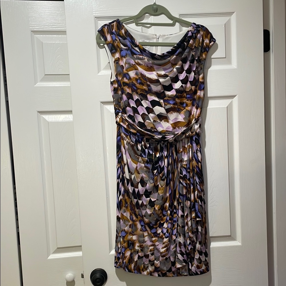 Suzi Chin for Maggy Boutique Womens Cocktail Dress Size‎ 10 Artsy Event Career